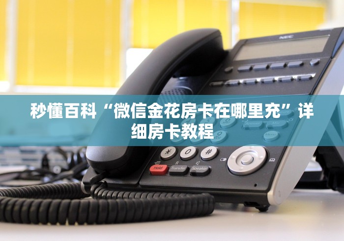 秒懂百科“微信金花房卡在哪里充”详细房卡教程