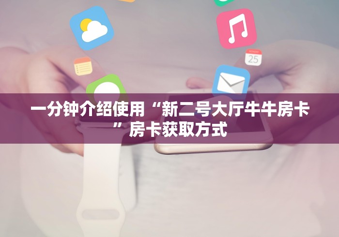 一分钟介绍使用“新二号大厅牛牛房卡”房卡获取方式