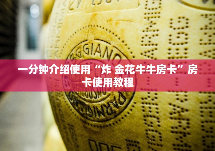 一分钟介绍使用“炸 金花牛牛房卡”房卡使用教程